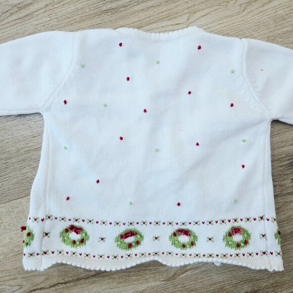 3 For 25 😍❤️Christmas Knit Button-Up Sweater – Maggie Zoe – Size 24 Months - Picture 7 of 7